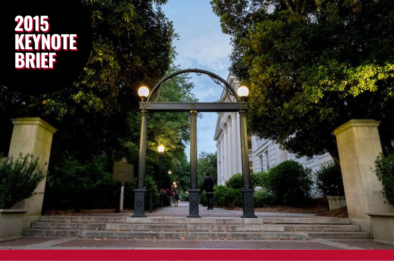 photo of UGA arch on North Campus