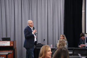 Panelist speaks during a breakout session.